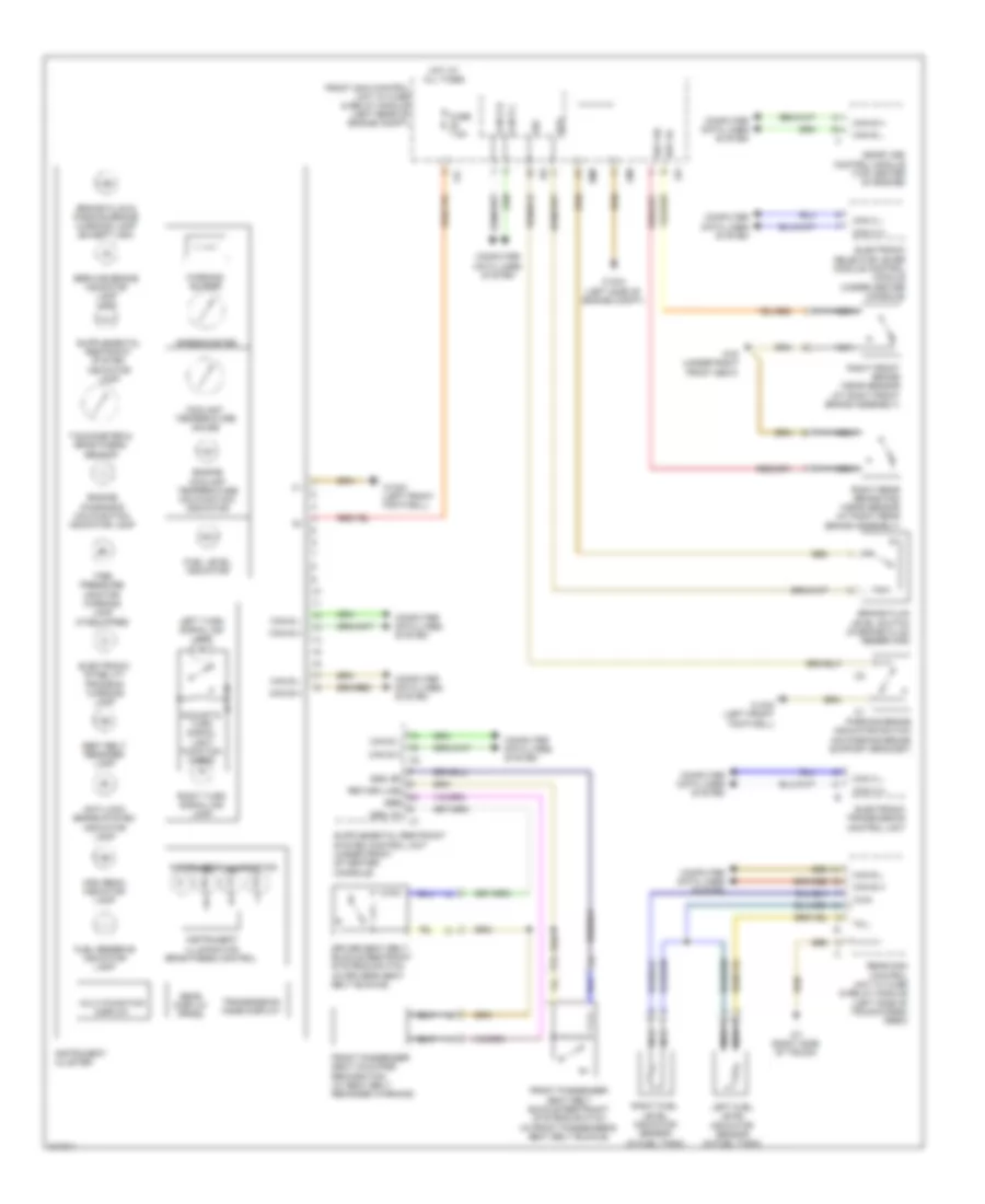 Instrument Cluster Wiring Diagram for Mercedes Benz C300 Luxury 2010