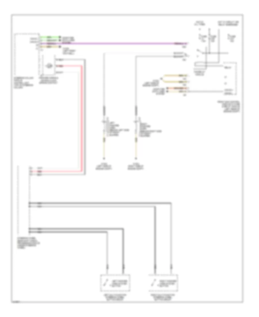 Horn Wiring Diagram for Mercedes-Benz C300 Luxury 4Matic 2010