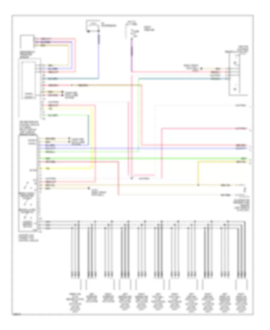 Automatic A C Wiring Diagram 1 of 2 for Mercedes Benz CLS550 2007