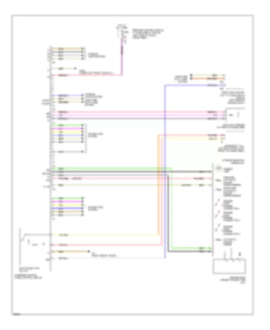 Overhead Console Wiring Diagram for Mercedes-Benz C350 2006