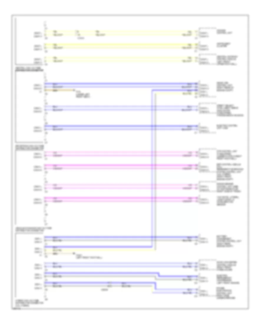 HighLow Bus Wiring Diagram (1 of 4) for Mercedes-Benz S550 2010