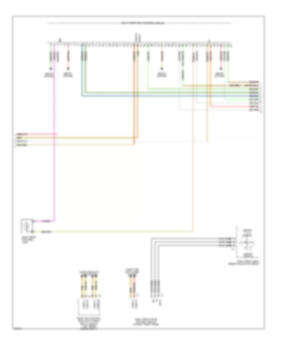 Passengers Memory Seat Wiring Diagram (2 of 3) for Mercedes-Benz S550 2010