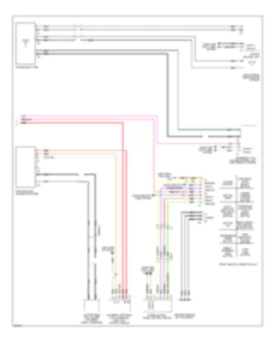 Radio Wiring Diagram (3 of 3) for Mercedes-Benz S550 2010