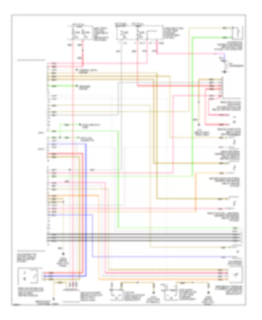 Automatic AC Wiring Diagram (1 of 2) for Mercedes-Benz ML320 2003
