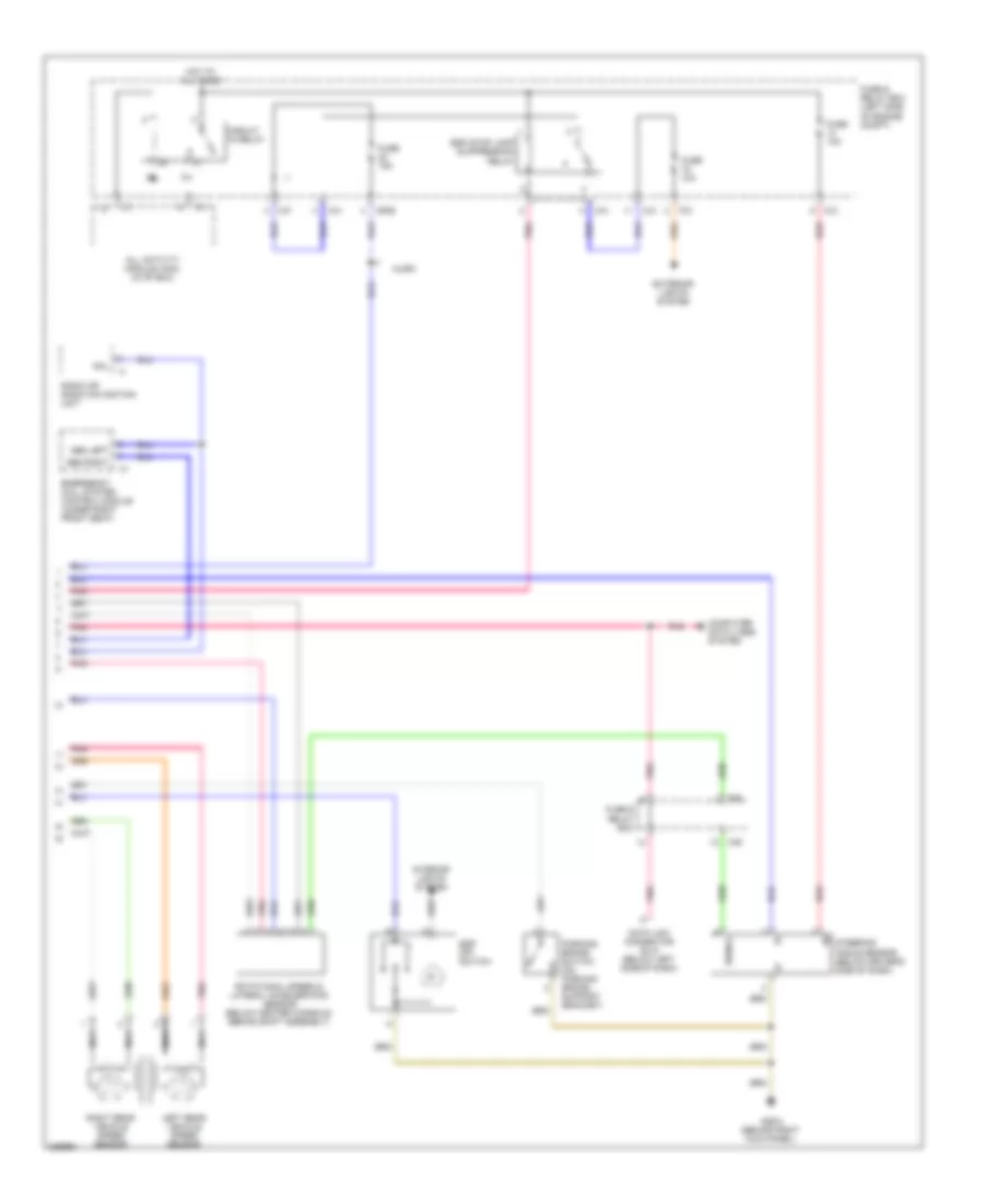 Anti lock Brakes Wiring Diagram 2 of 2 for Mercedes Benz ML320 2003