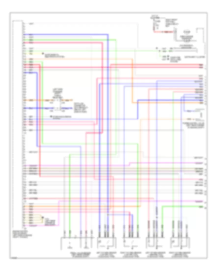 3.2L, Engine Performance Wiring Diagram (1 of 3) for Mercedes-Benz ML320 2003