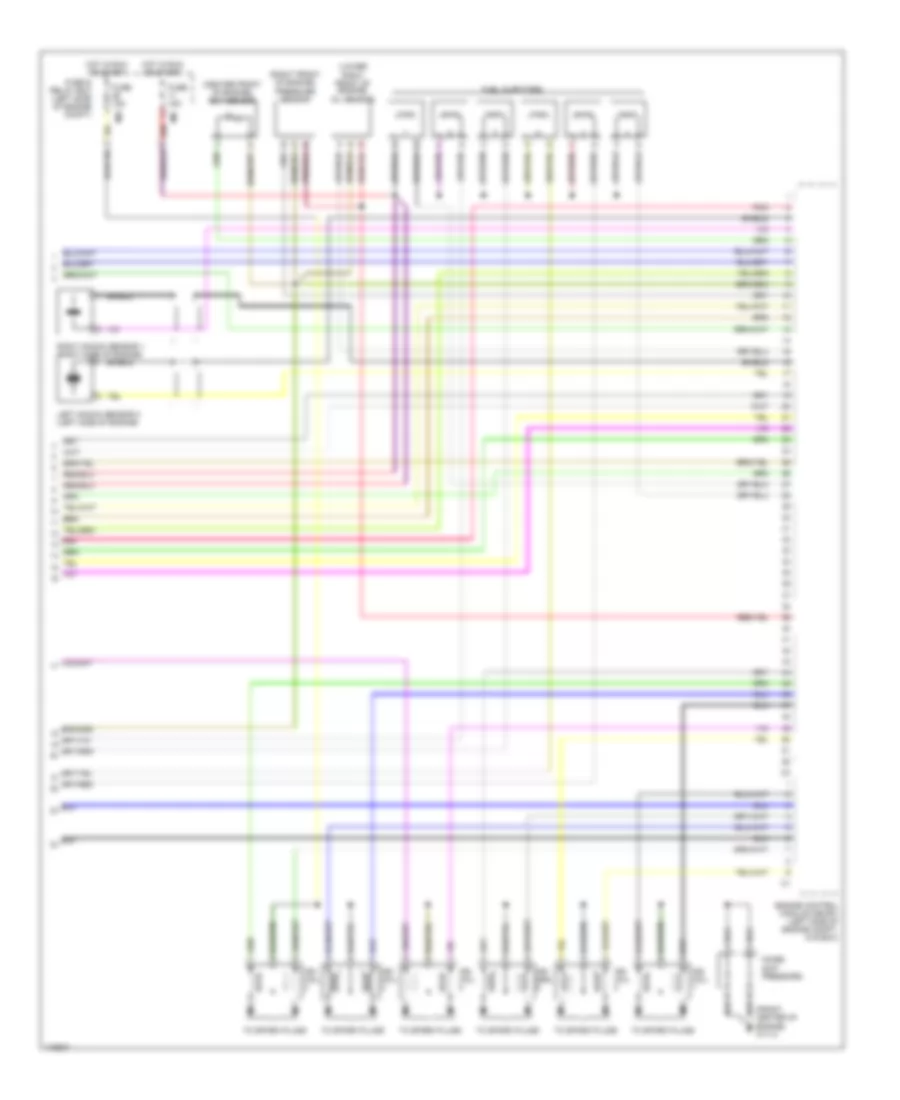 3.2L, Engine Performance Wiring Diagram (3 of 3) for Mercedes-Benz ML320 2003