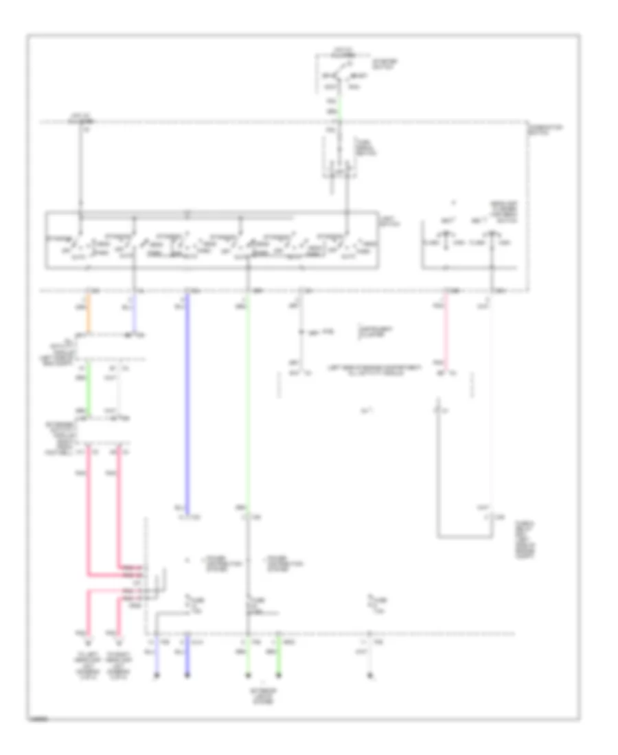 Headlights Wiring Diagram with Xenon Lamps 1 of 2 for Mercedes Benz ML320 2003