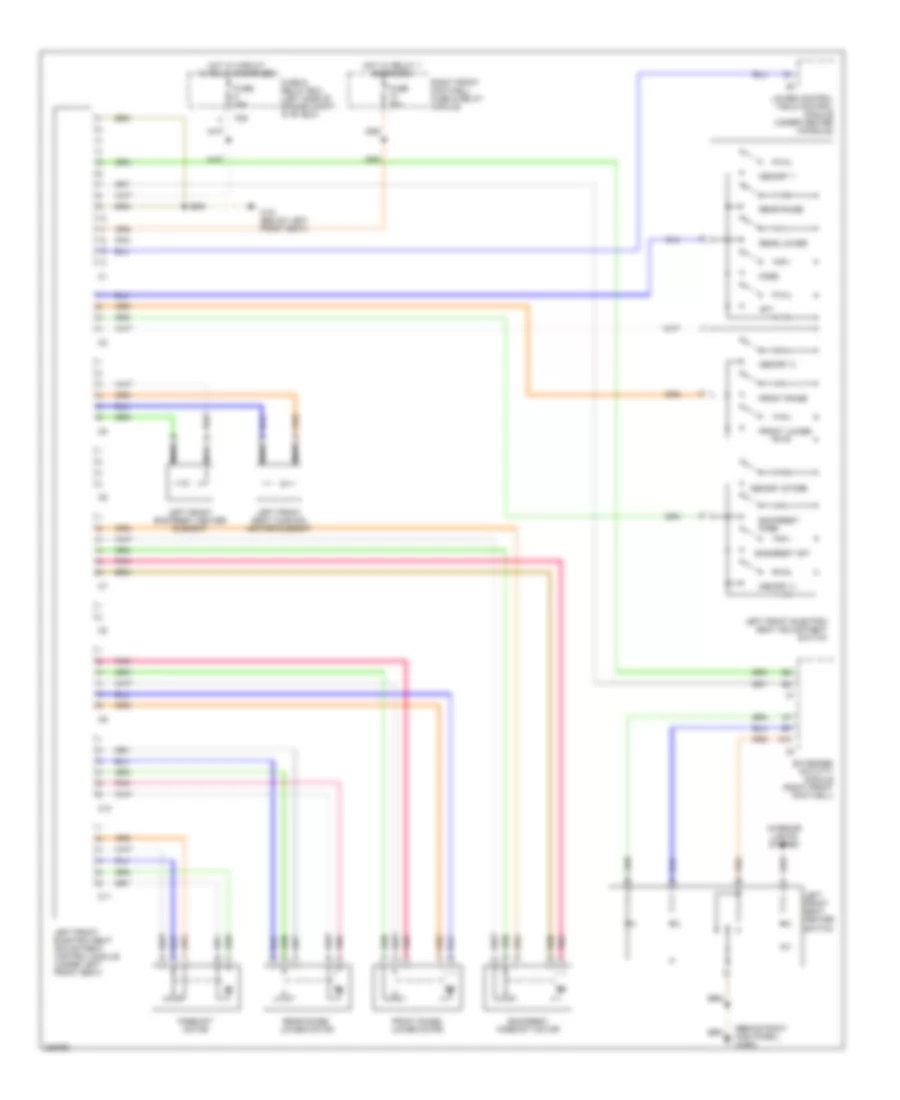 Drivers Memory Seat Wiring Diagram for Mercedes-Benz ML320 2003