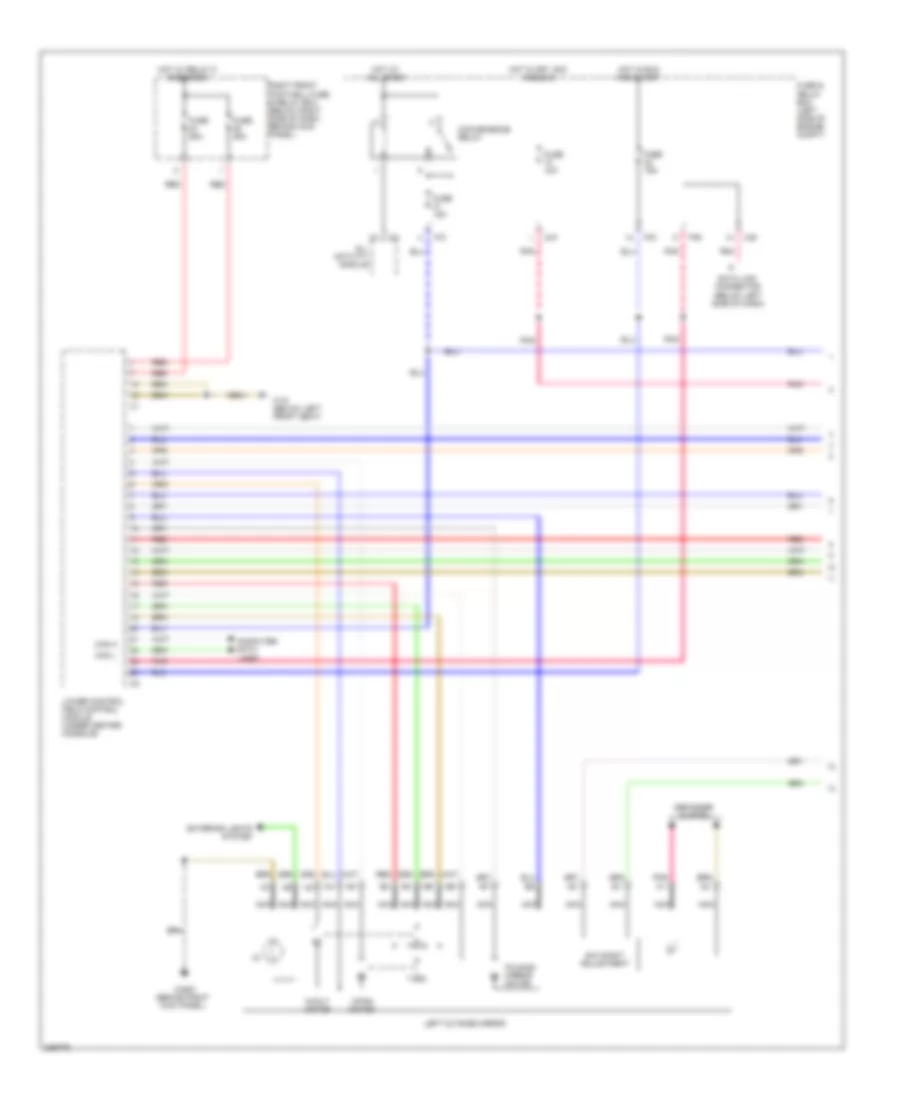 Power Mirrors Wiring Diagram (1 of 2) for Mercedes-Benz ML320 2003
