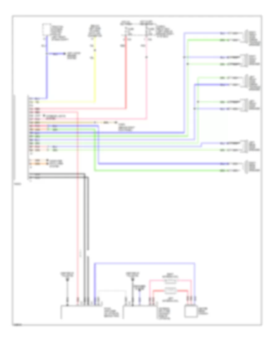 Base Radio Wiring Diagram for Mercedes-Benz ML320 2003