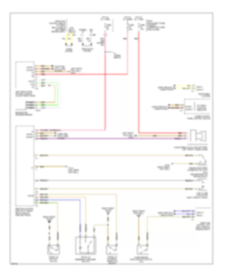 Anti theft Alarm Wiring Diagram for Mercedes Benz S550 4Matic 2011