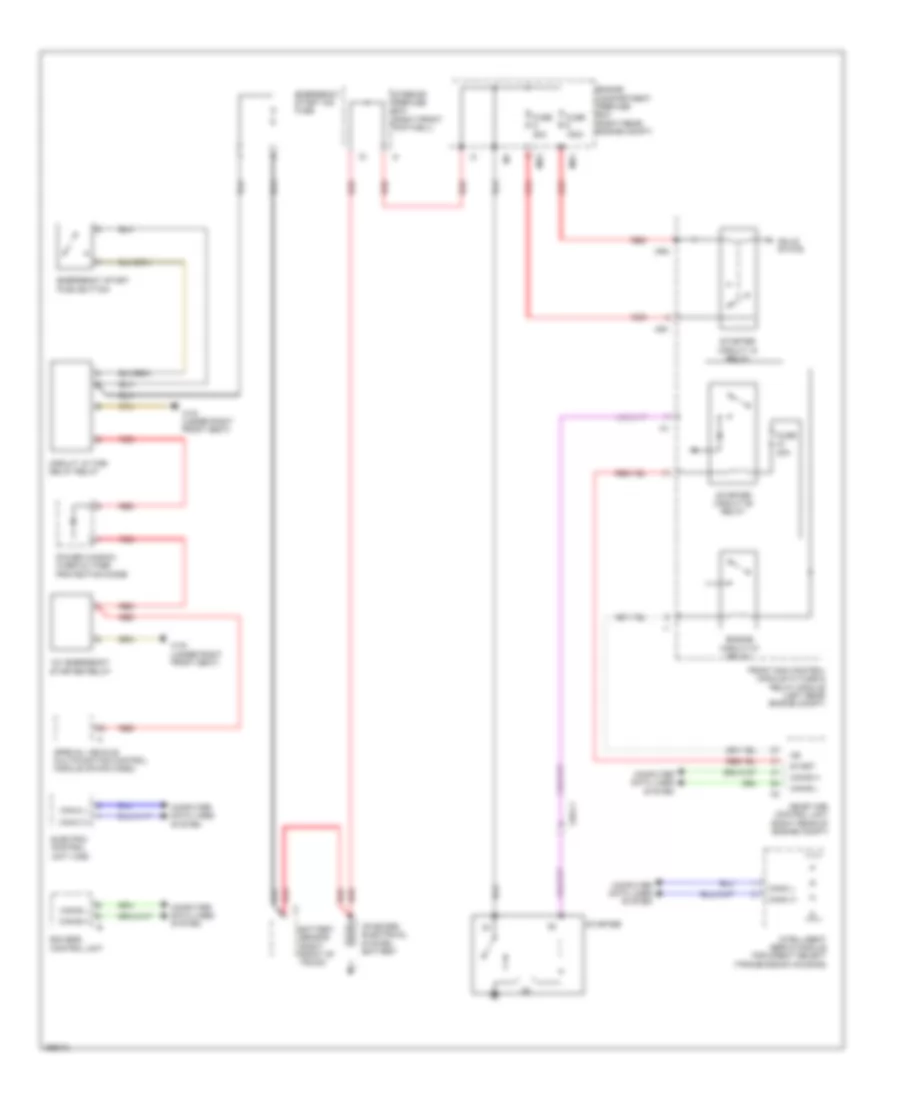 Starting Wiring Diagram for Mercedes-Benz S550 4Matic 2011