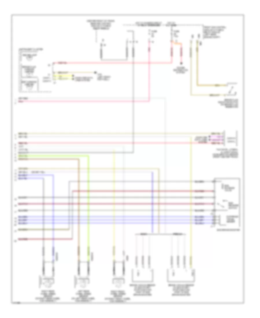 Anti lock Brakes Wiring Diagram 2 of 2 for Mercedes Benz S550 4Matic 2013