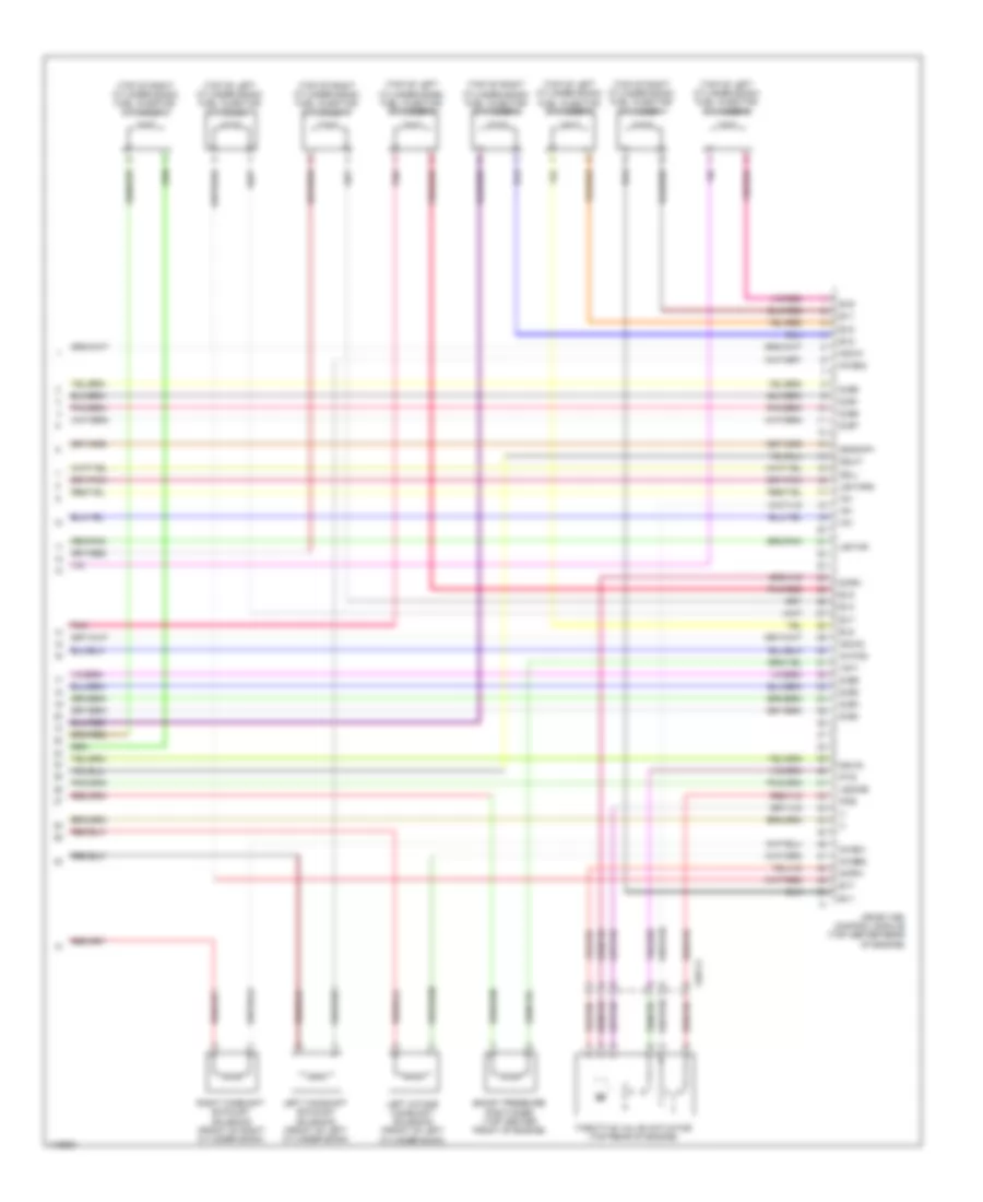 4.6L Twin Turbo, Engine Performance Wiring Diagram (6 of 6) for Mercedes-Benz S550 4Matic 2013