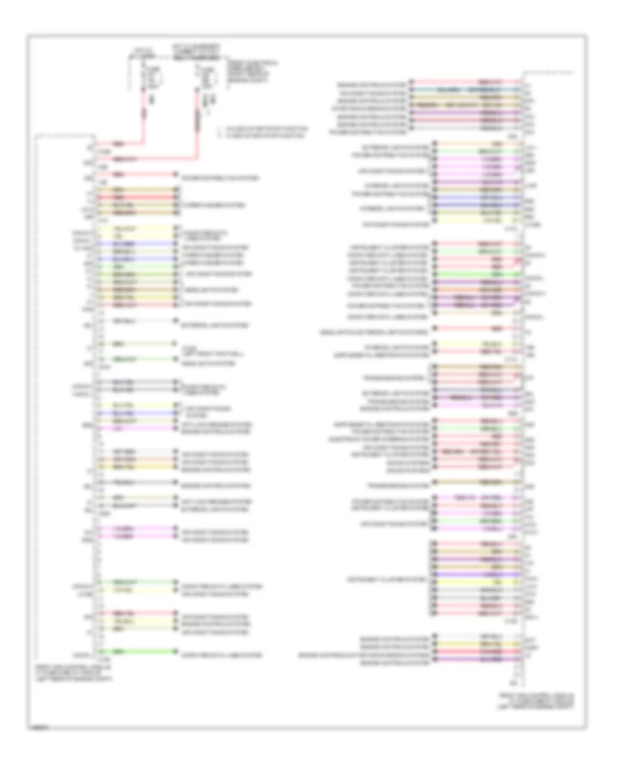 Data Link Connector Wiring Diagram for Mercedes Benz C250 2012