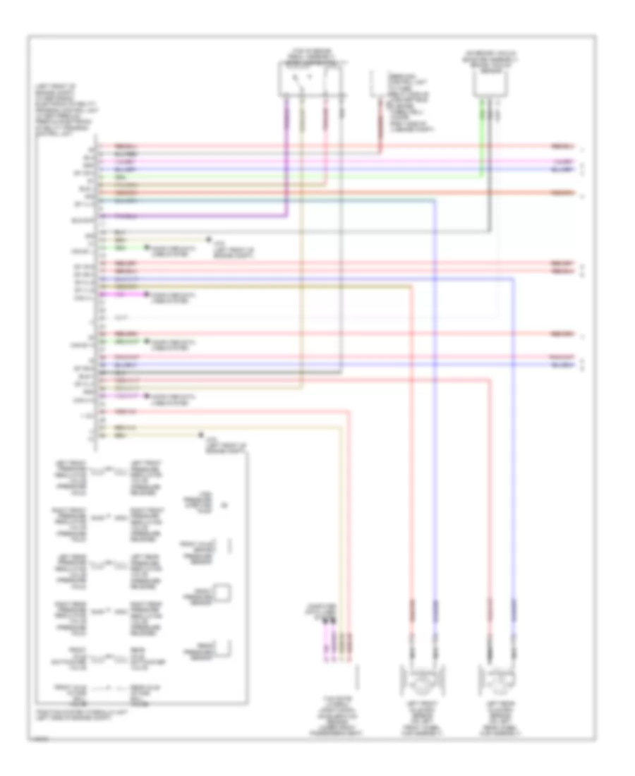 Cooling Fan Wiring Diagram for Mercedes Benz C250 2012