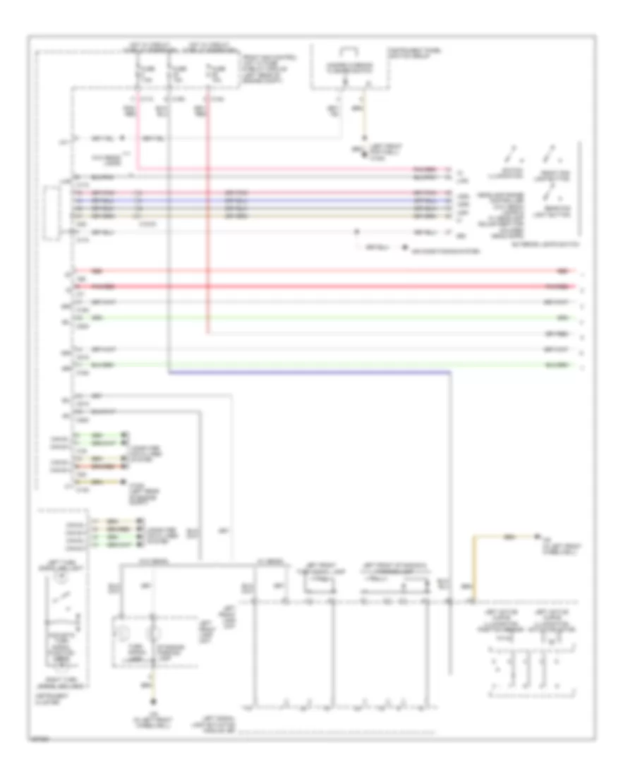 Exterior Lamps Wiring Diagram (1 of 3) for Mercedes-Benz C250 2012