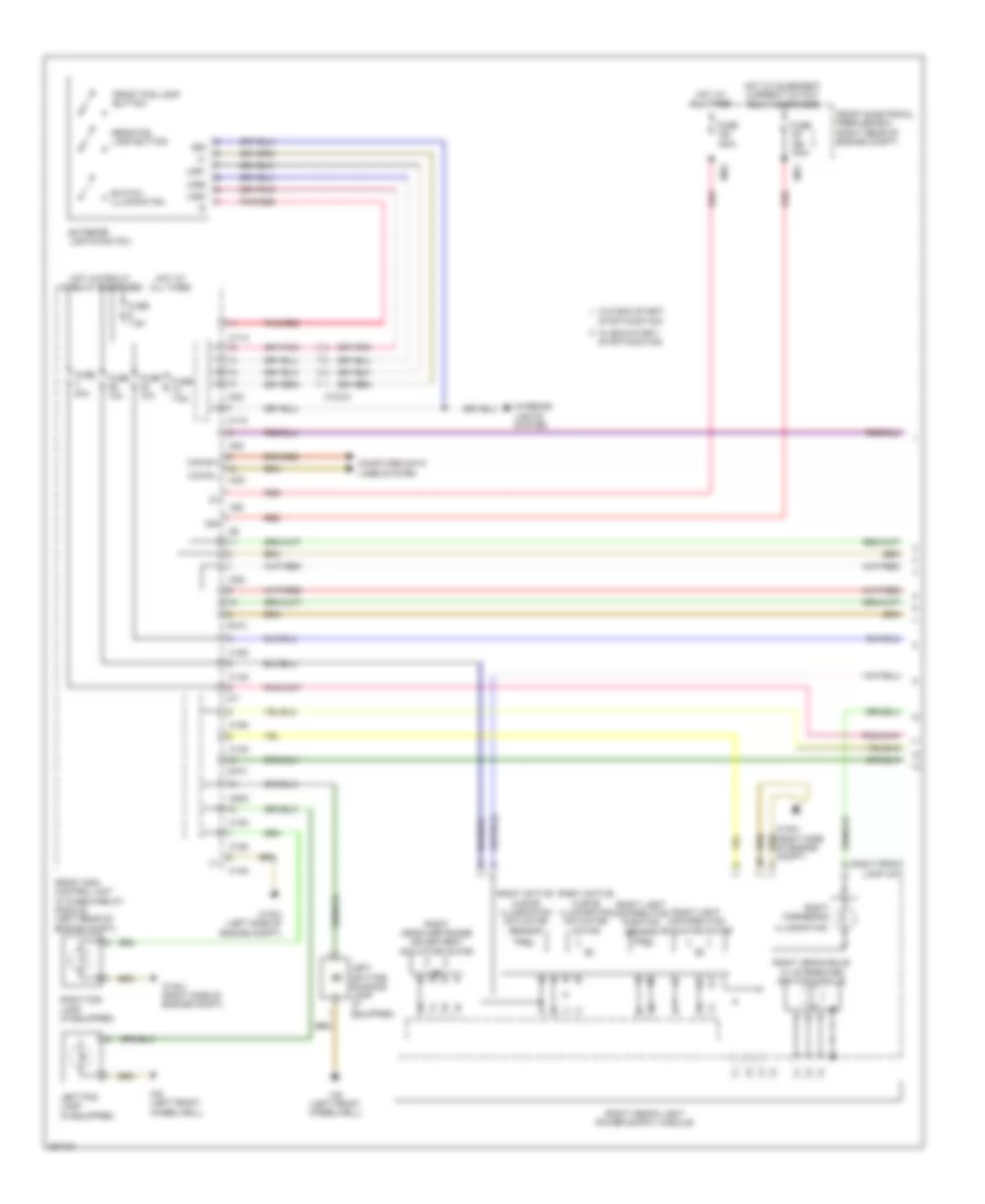 Headlights Wiring Diagram with Xenon Lamps 1 of 2 for Mercedes Benz C250 2012