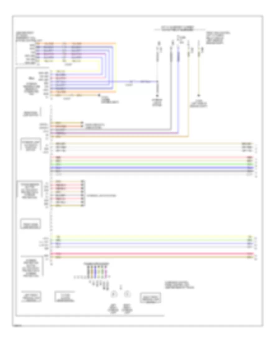 Overhead Console Wiring Diagram, with Sunroof (1 of 2) for Mercedes-Benz C250 2012
