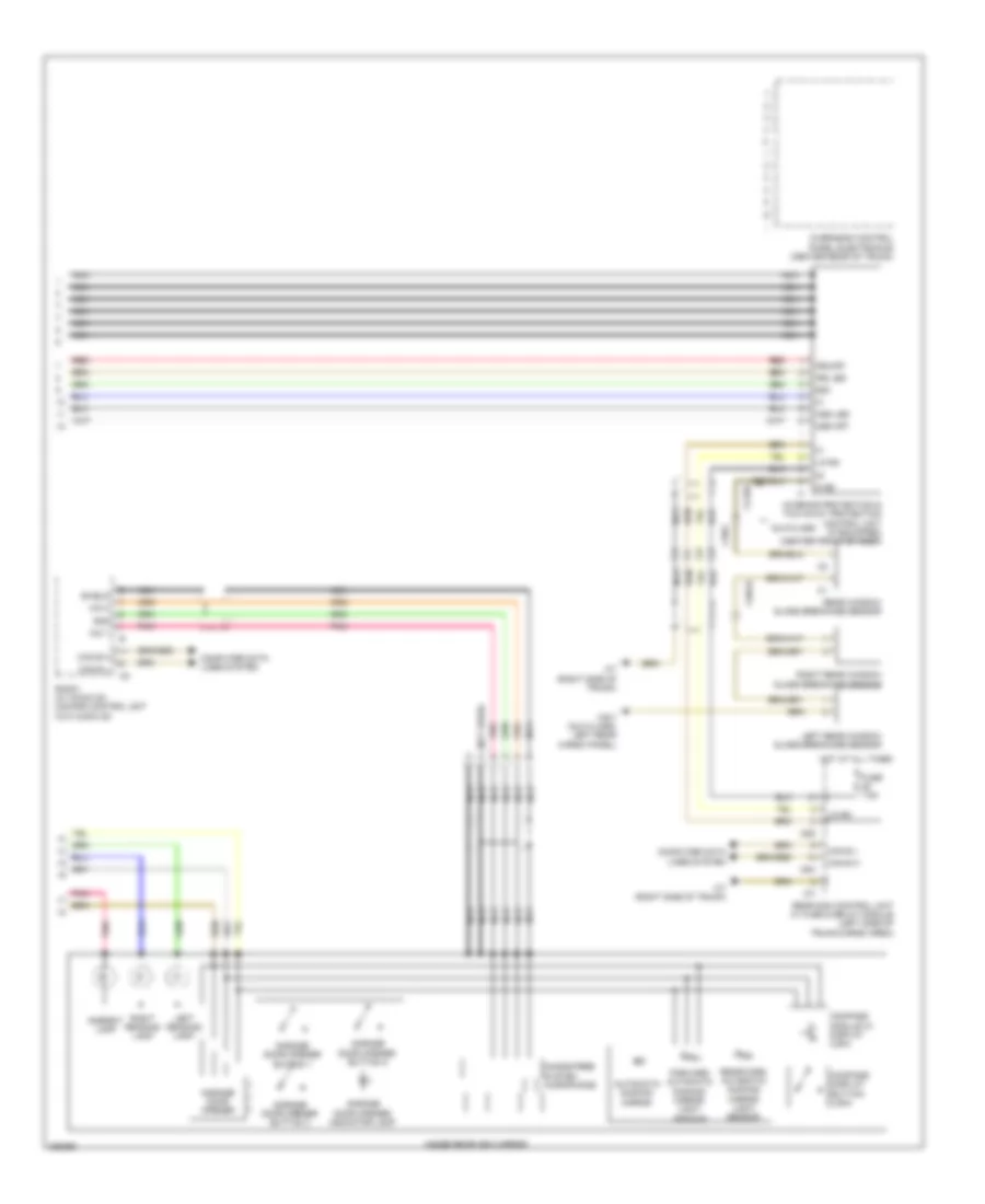 Overhead Console Wiring Diagram, without Sunroof (2 of 2) for Mercedes-Benz C250 2012