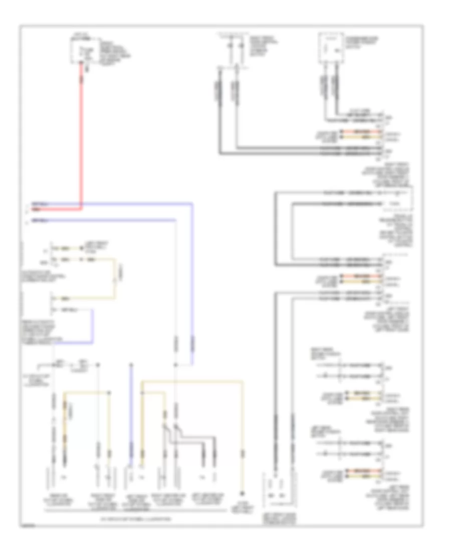 Instrument Illumination Wiring Diagram 2 of 2 for Mercedes Benz C250 2012