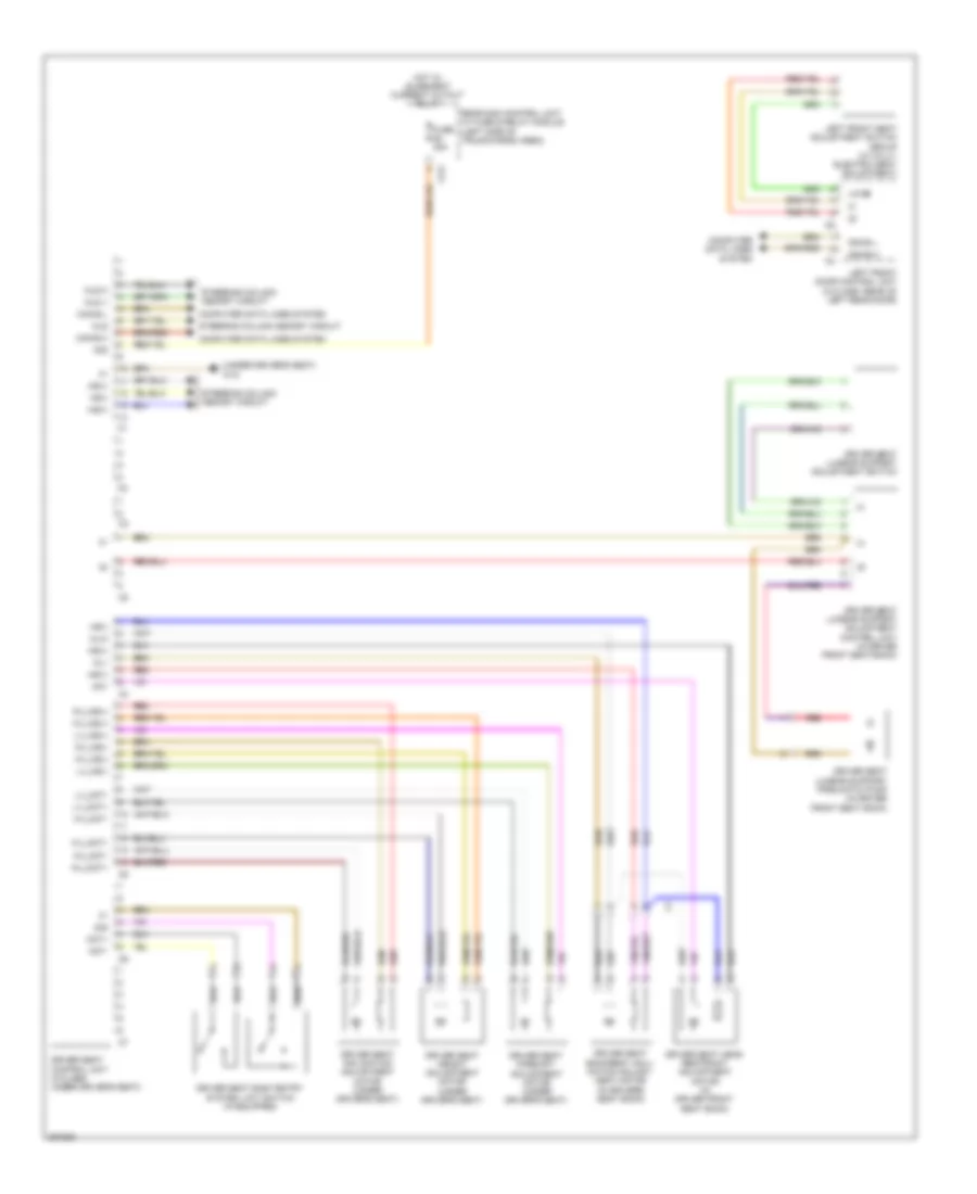 Driver s Memory Seat Wiring Diagram for Mercedes Benz C250 2012