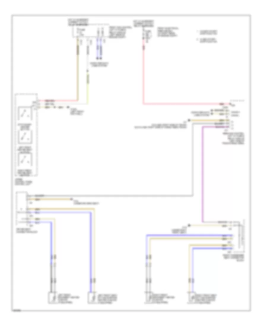 Heated Seats Wiring Diagram for Mercedes Benz C250 2012