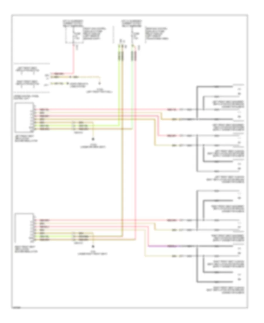 Seat Ventilation Wiring Diagram for Mercedes-Benz C250 2012
