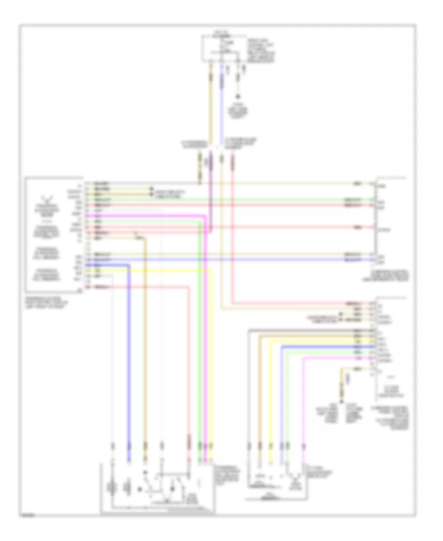 Power TopSunroof Wiring Diagram, Sedan for Mercedes-Benz C250 2012