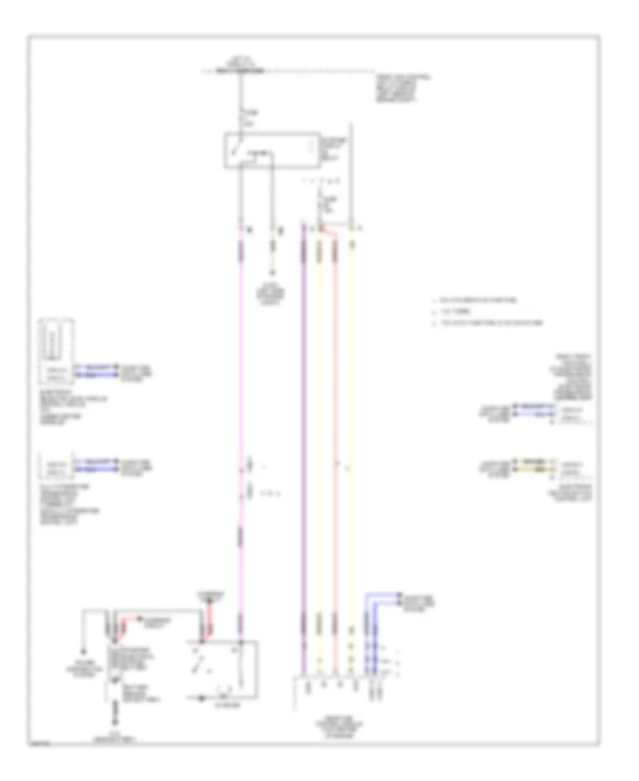 Starting Wiring Diagram for Mercedes Benz C250 2012
