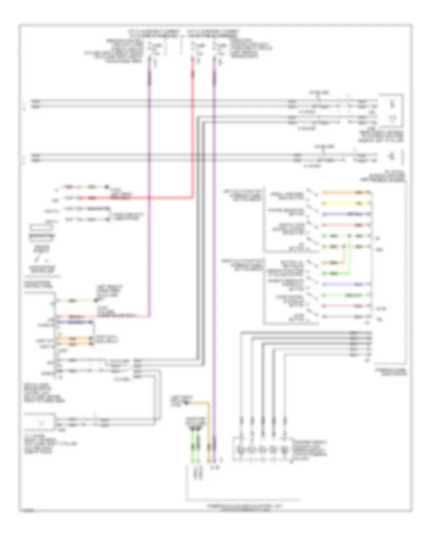 Auto Pilot System Wiring Diagram (2 of 2) for Mercedes-Benz C250 2014
