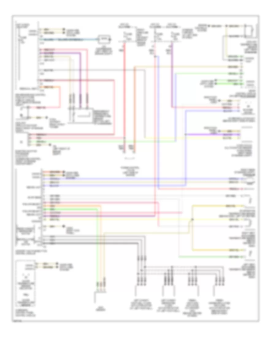 Automatic AC Wiring Diagram for Mercedes-Benz SLK280 2006