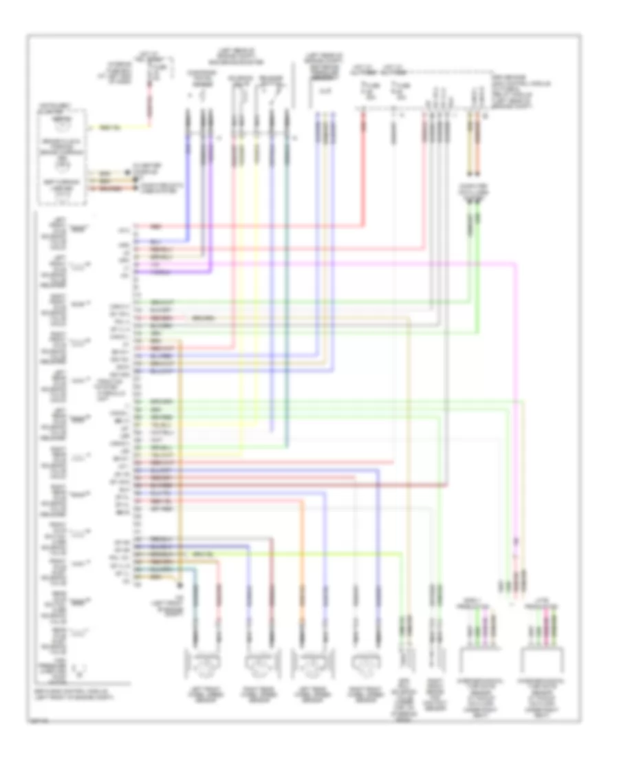 Anti-lock Brakes Wiring Diagram for Mercedes-Benz SLK280 2006