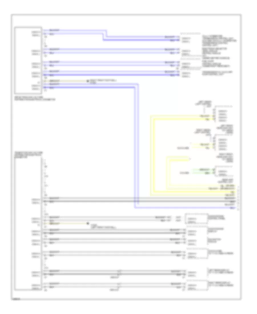 HighLow Bus Wiring Diagram (1 of 4) for Mercedes-Benz C250 Sport 2012