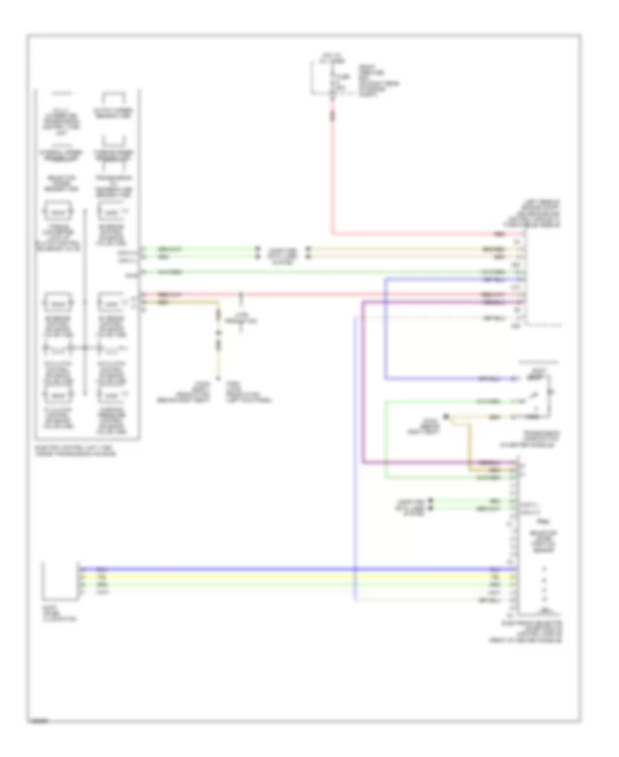 Transmission Wiring Diagram 7 Speed A T for Mercedes Benz SLK350 2006