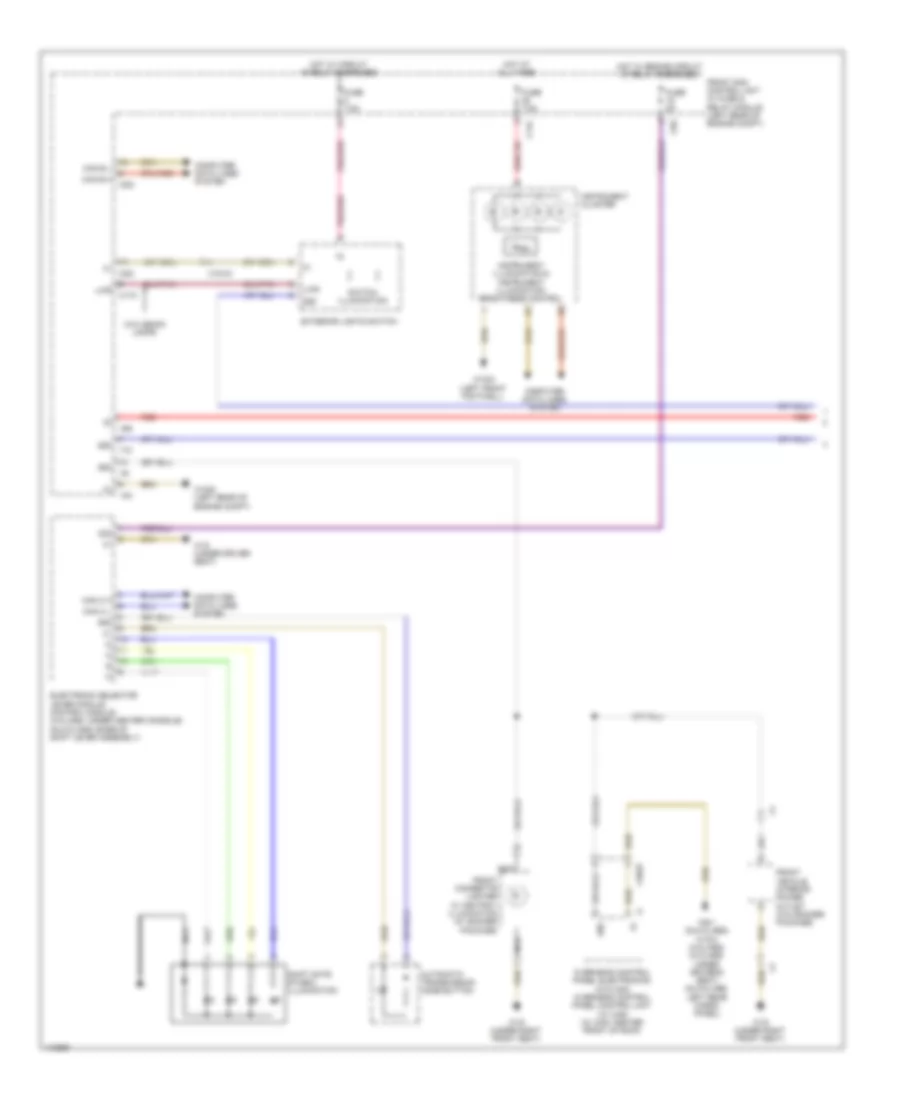 Instrument Illumination Wiring Diagram (1 of 2) for Mercedes-Benz C300 4Matic Luxury 2014