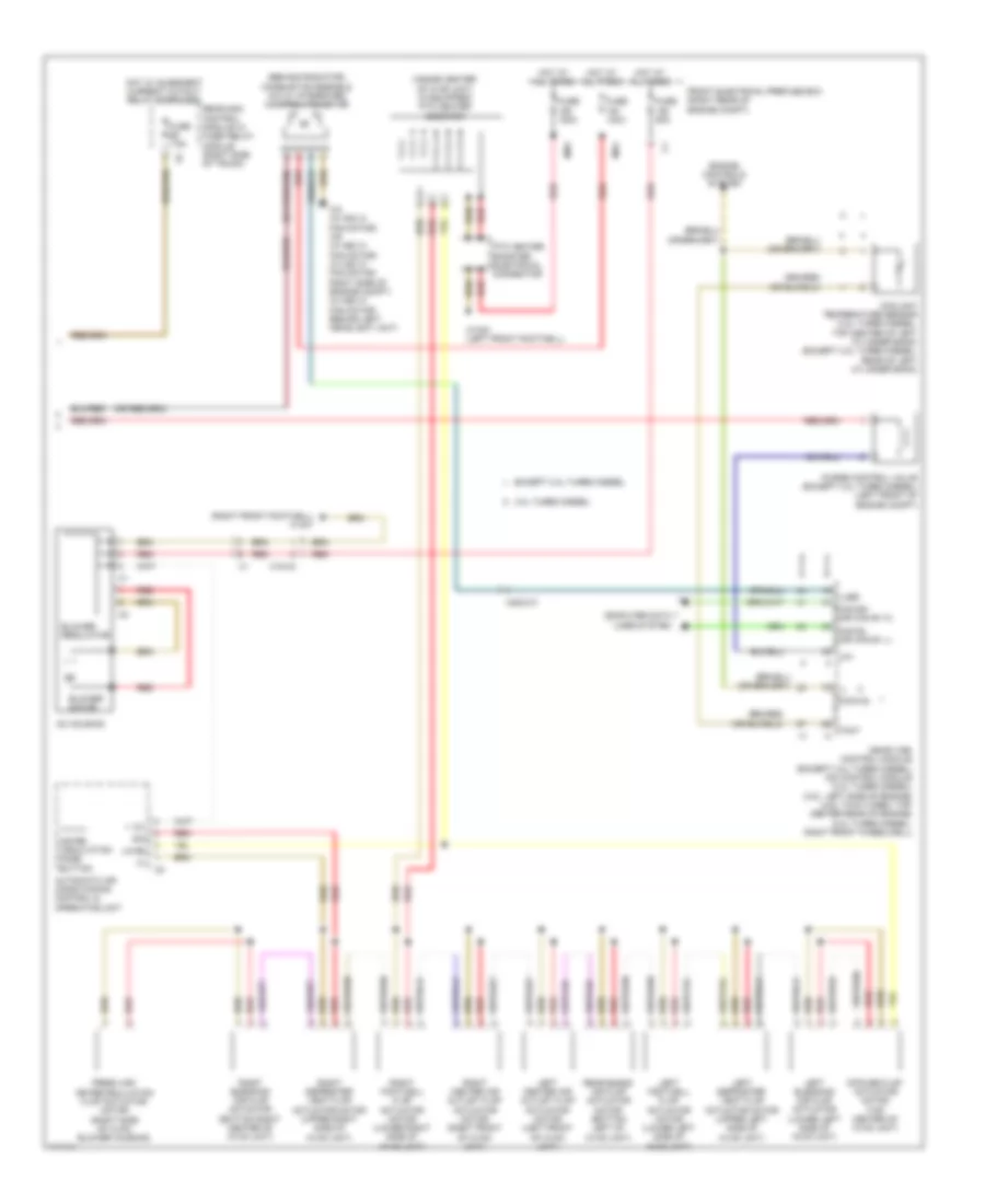 Automatic AC Wiring Diagram, Sedan with Thermotronic (3 of 3) for Mercedes-Benz E350 2013