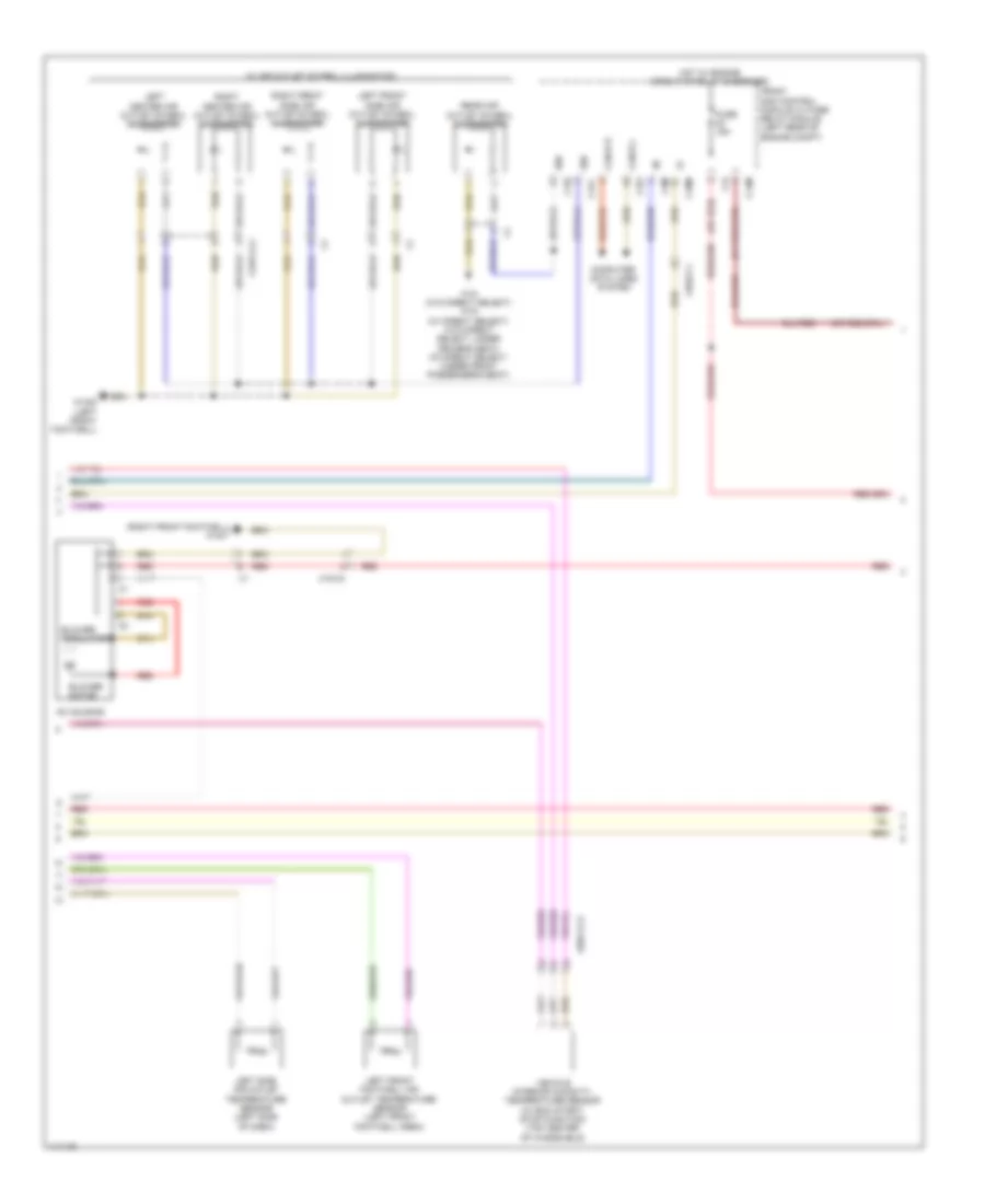 Automatic AC Wiring Diagram, Sedan without Thermotronic (2 of 3) for Mercedes-Benz E350 2013