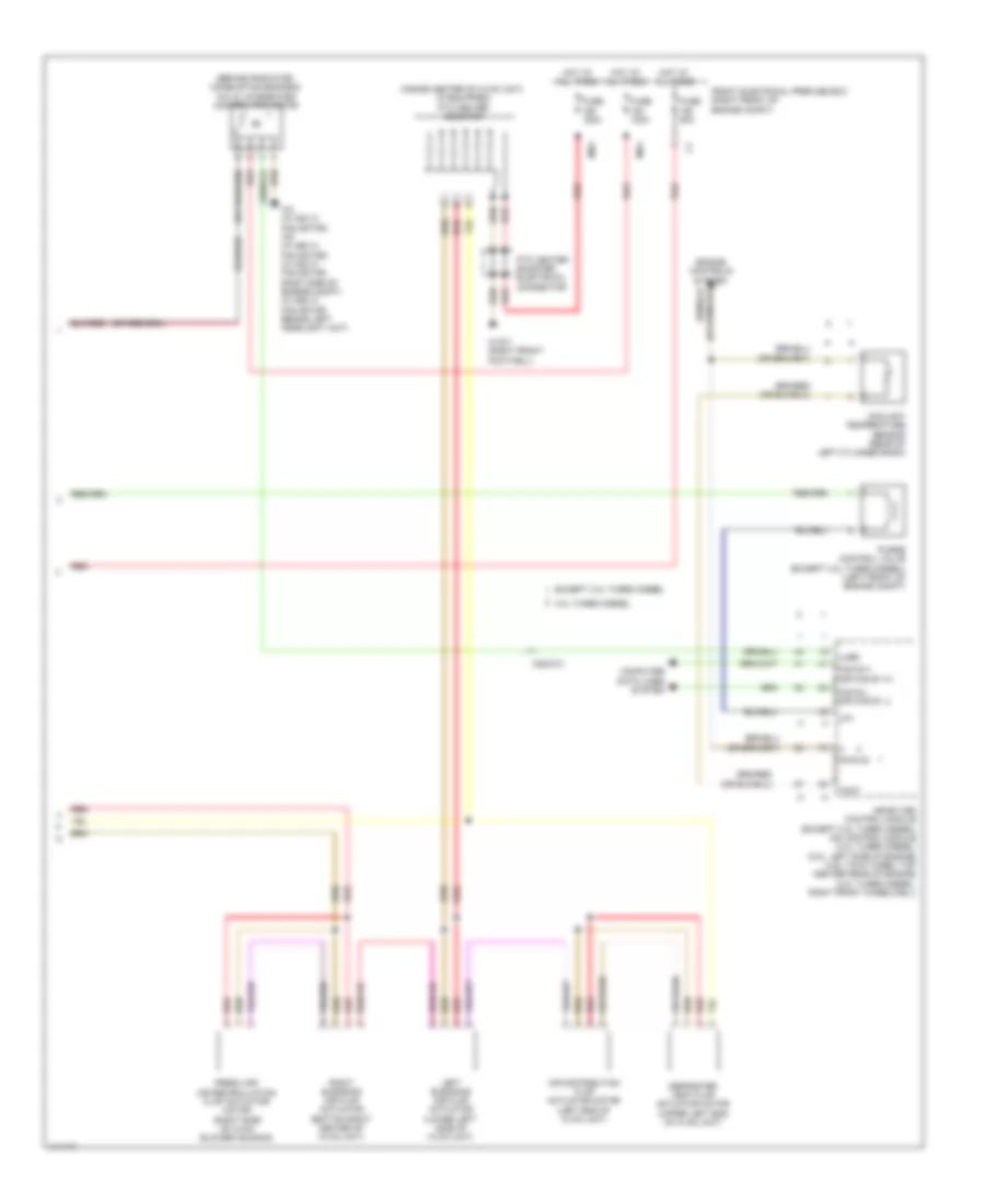Automatic AC Wiring Diagram, Sedan without Thermotronic (3 of 3) for Mercedes-Benz E350 2013