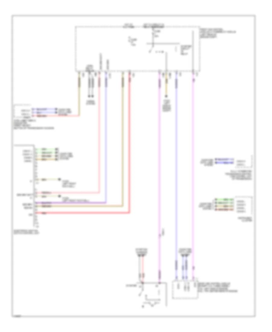 Drive Authorization System Wiring Diagram, Late Production Coupe for Mercedes-Benz E350 2013