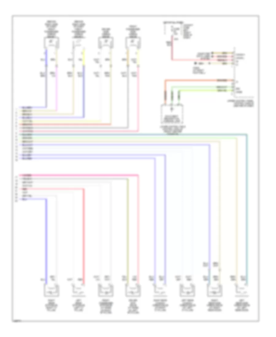 Supplemental Restraints Wiring Diagram (2 of 2) for Mercedes-Benz S500 4Matic 2003