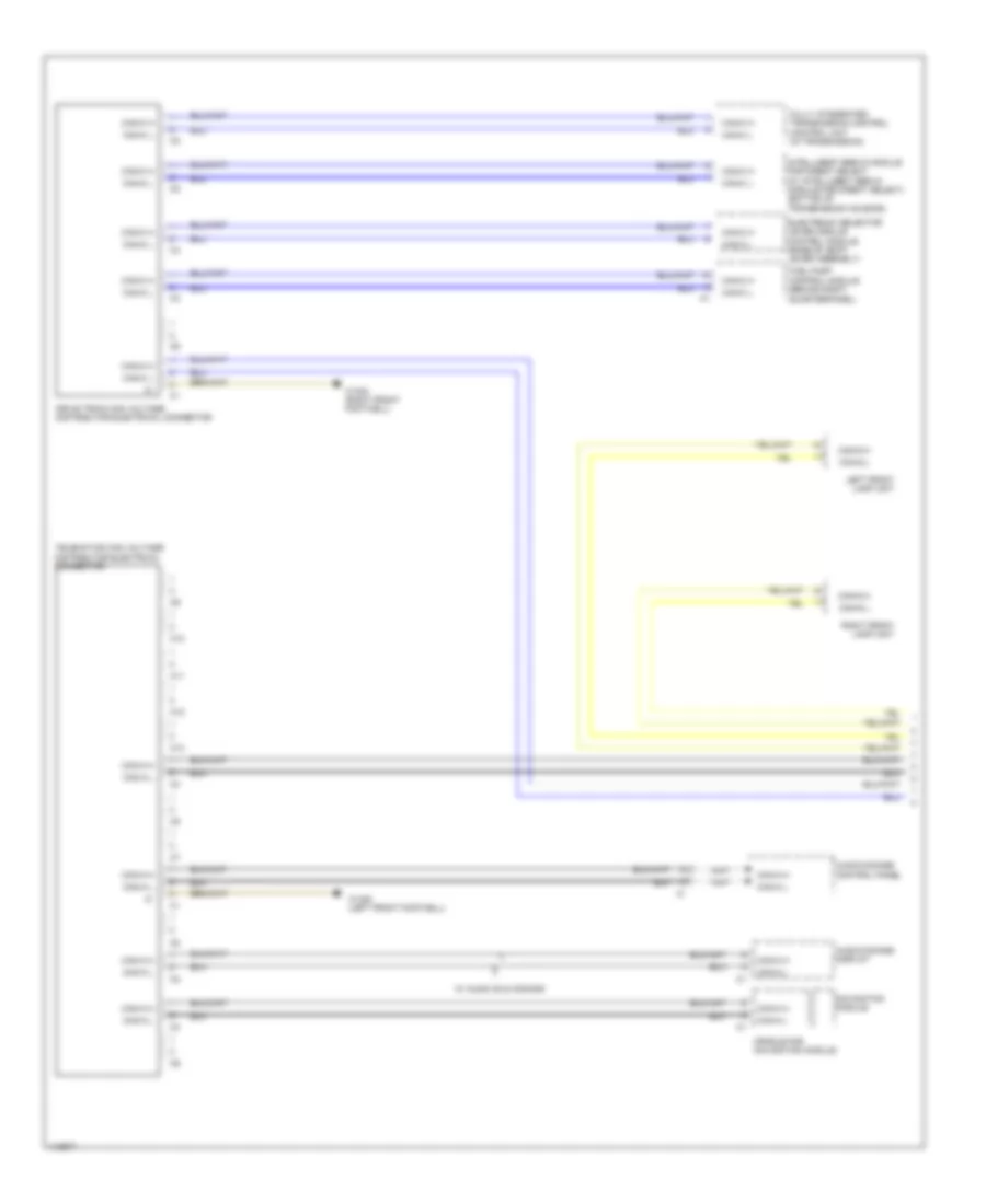 HighLow Bus Wiring Diagram, Convertible Early Production without CAN E1 (1 of 5) for Mercedes-Benz E350 2013
