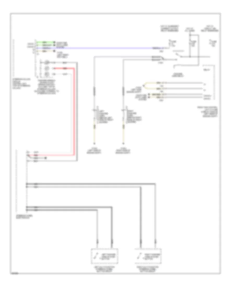 Horn Wiring Diagram for Mercedes Benz C300 Luxury 2011