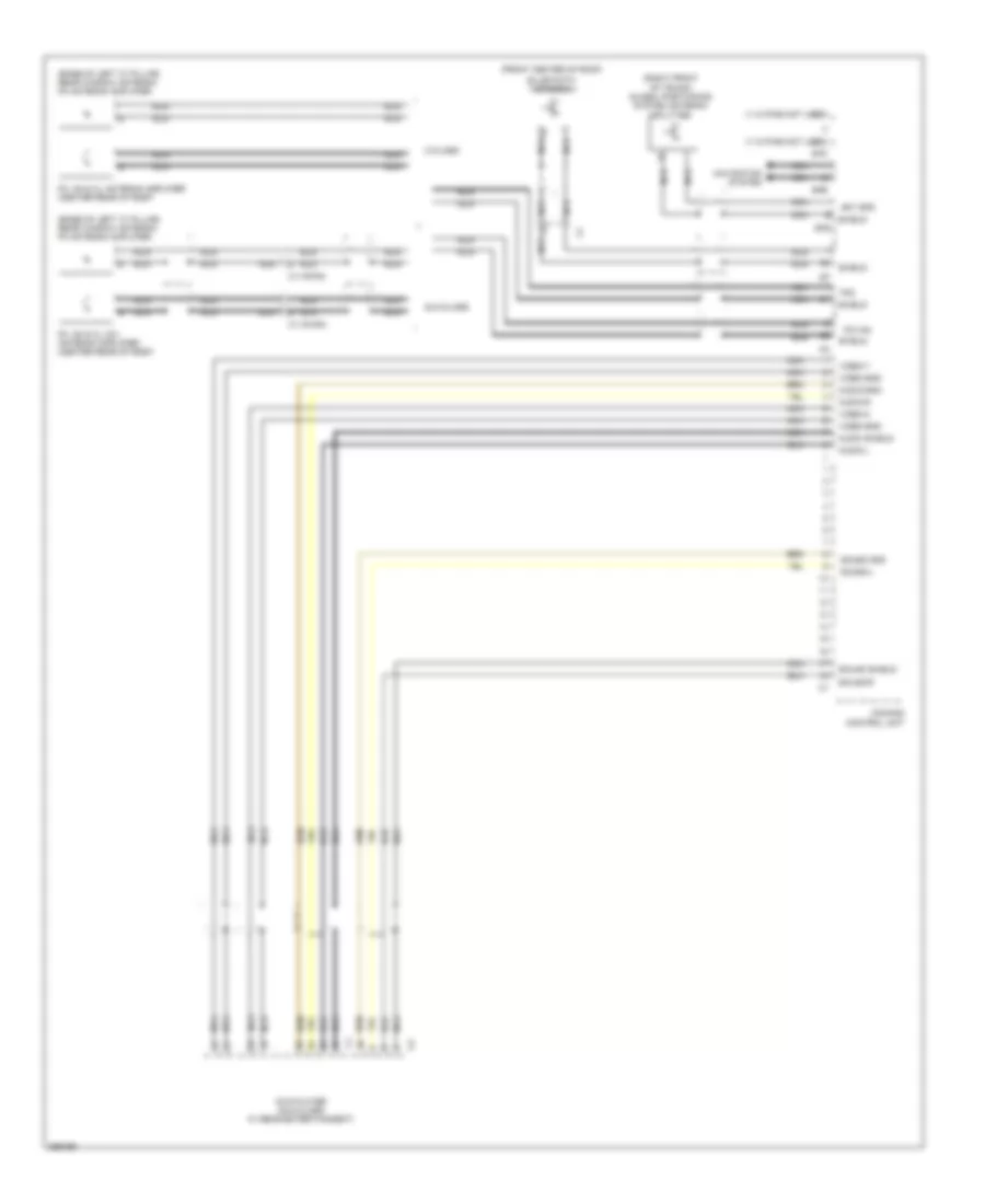 COMAND Actuation Wiring Diagram Late Production 2 of 2 for Mercedes Benz C300 Luxury 2011