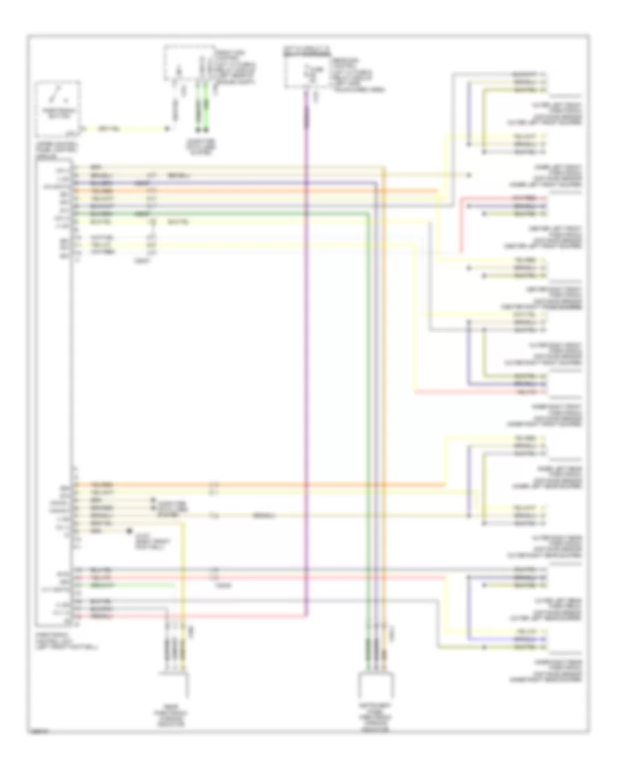 Parktronic Wiring Diagram for Mercedes Benz C300 Luxury 2011