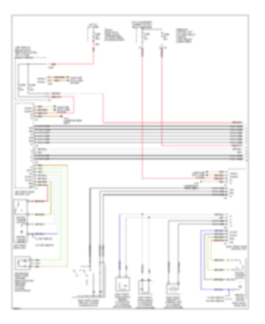 Automatic Door Locks Wiring Diagram 1 of 2 for Mercedes Benz C300 Luxury 2011