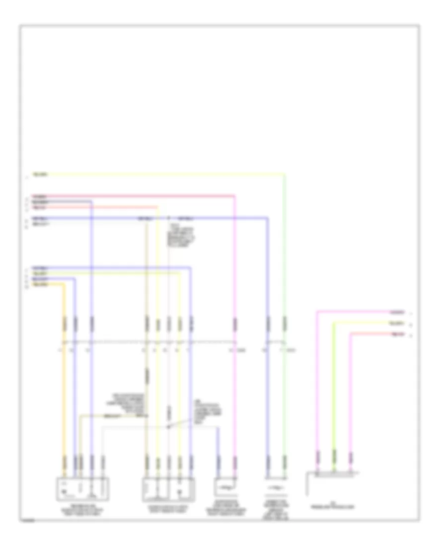 Электросхема кондиционера с ручный управлением (2 из 3) для Mercury Mariner Hybrid 2011