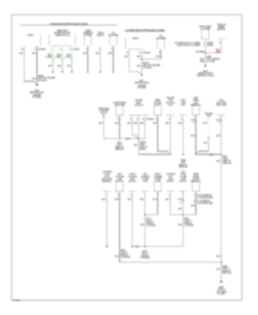 Электросхема подключение массы заземления (3 из 3) для Mercury Villager Sport 2002