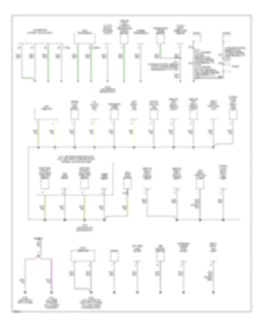 Электросхема подключение массы заземления (1 из 4) для Mercury Milan 2006